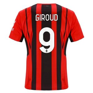 Camisola AC Milan Giroud 9 1º Equipamento 2021 2022