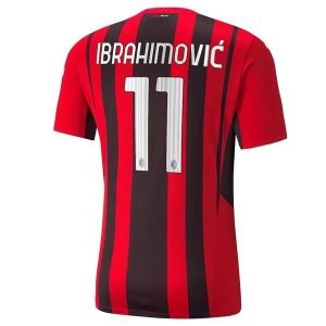 Camisola AC Milan Zlatan Ibrahimović 11 1º Equipamento 2021 2022