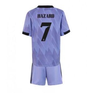 Camisola Real Madrid Eden Hazard 7 Criança 2º Equipamento 2022-23