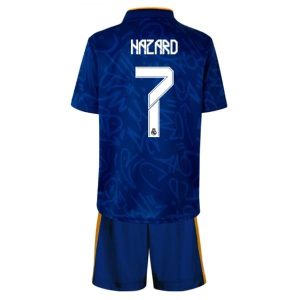 Camisola Real Madrid Eden Hazard 7 Criança 2º Equipamento 2021-22